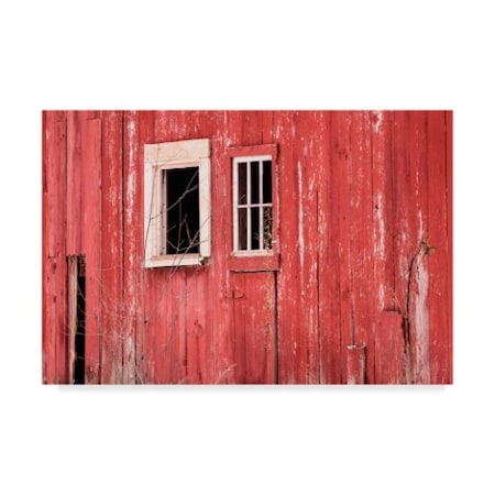 Brenda Petrella Photography Llc 'Barn Windows' Canvas Art,22x32